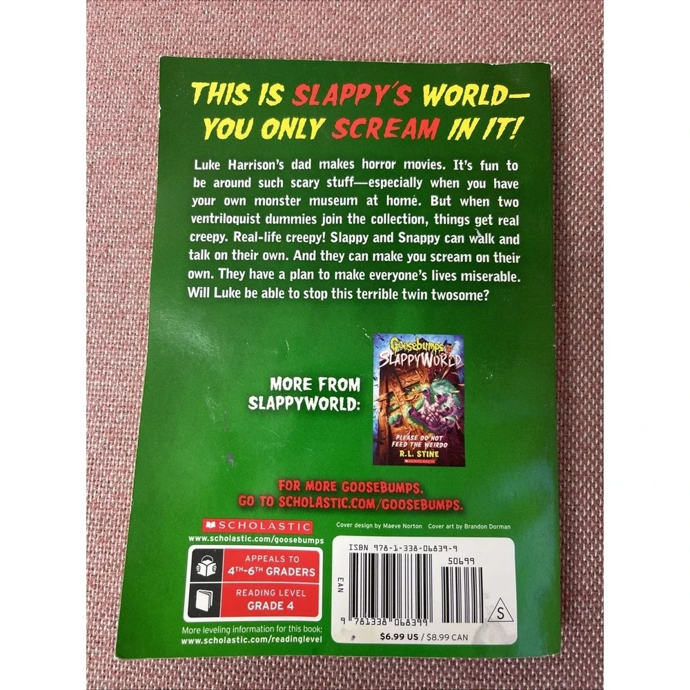 I Am Slappy's Evil Twin (Goosebumps SlappyWorld #3) by R. L. Stine (2017, Trade‎